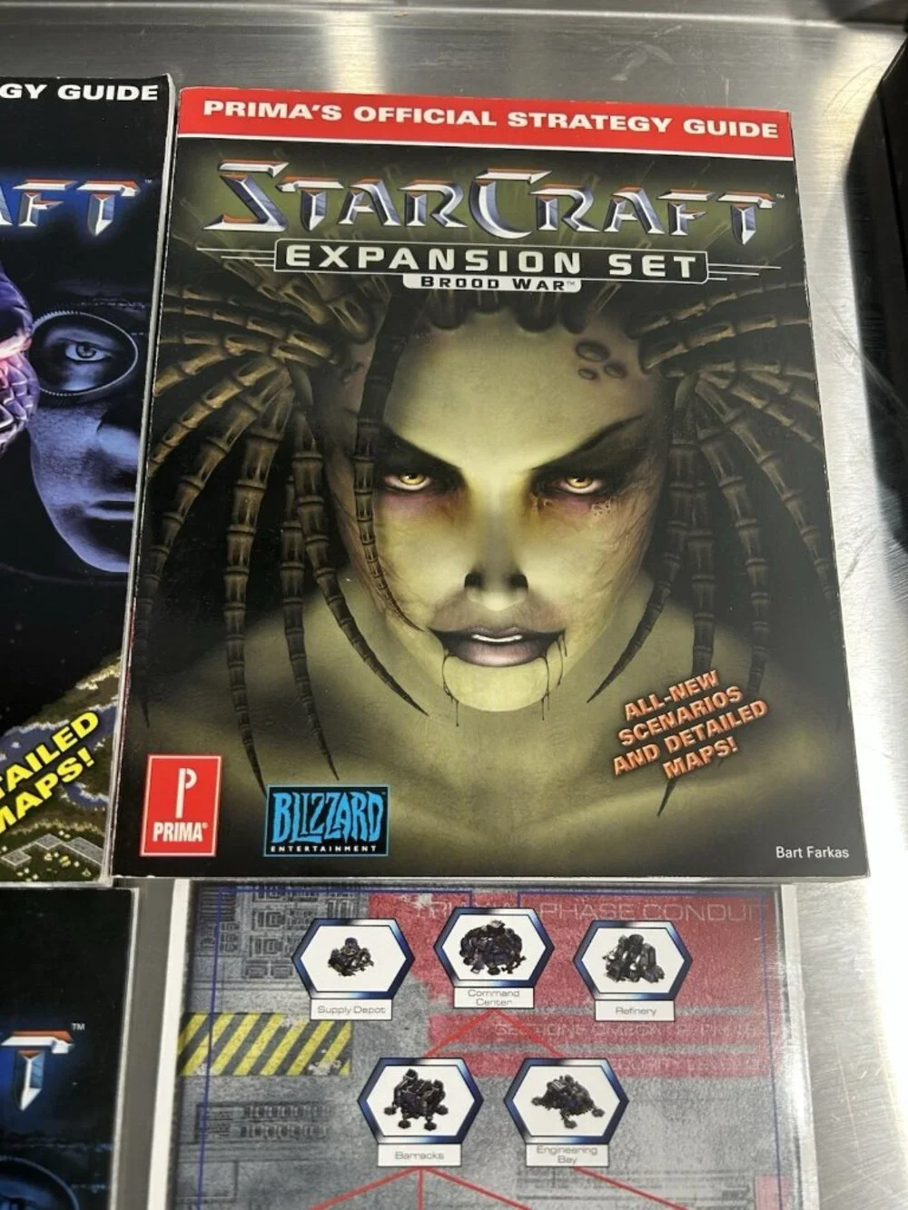 StarCraft PC Game Lot w/Prima Books: StarCraft StarCraft Expansion Set Brood War